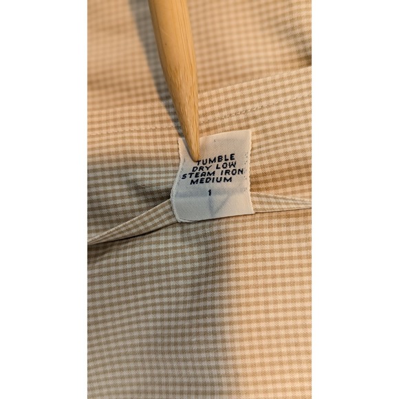 Ralph Lauren Mens Classic Fit Button Down Shirt Tan Stripe Pony Logo Long Sleeve - Picture 7 of 11